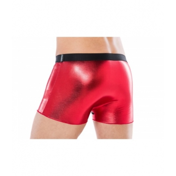 Czerwone bokserki z zameczkiem